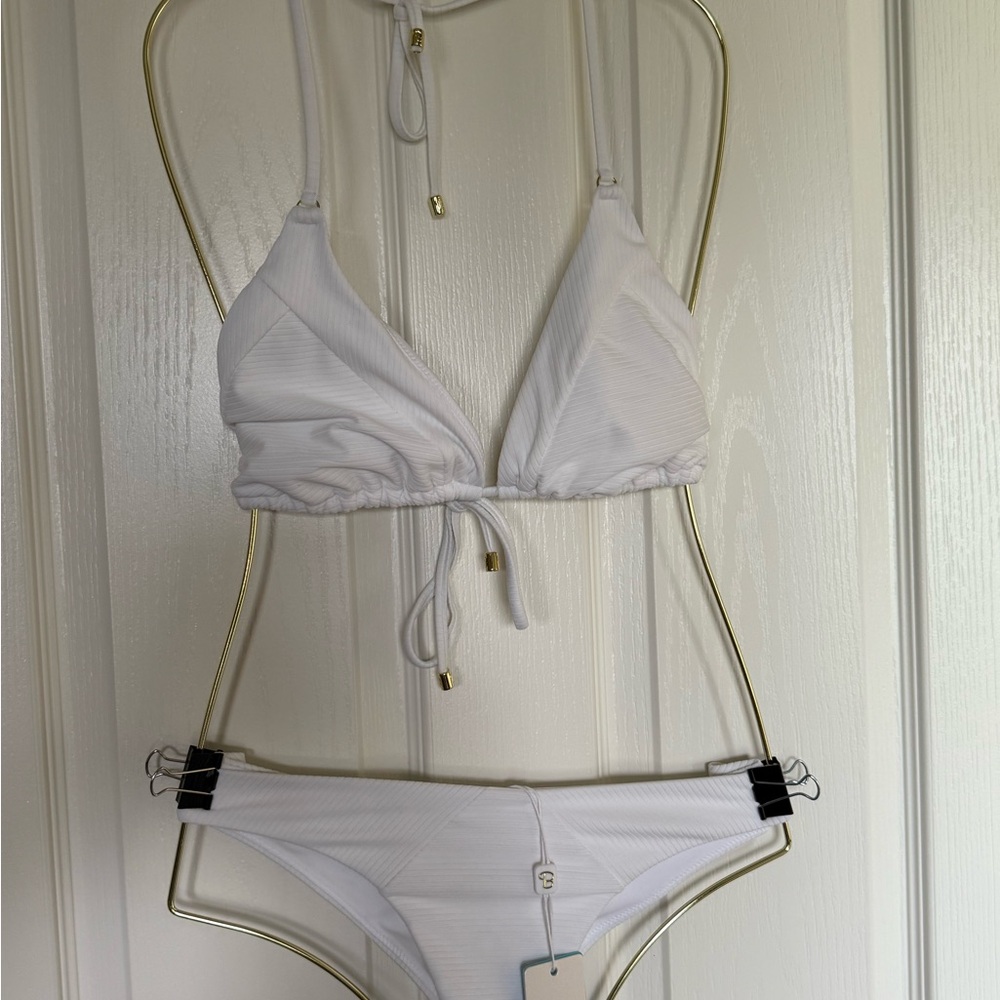 White Beach Bunny Bikini Set never worn